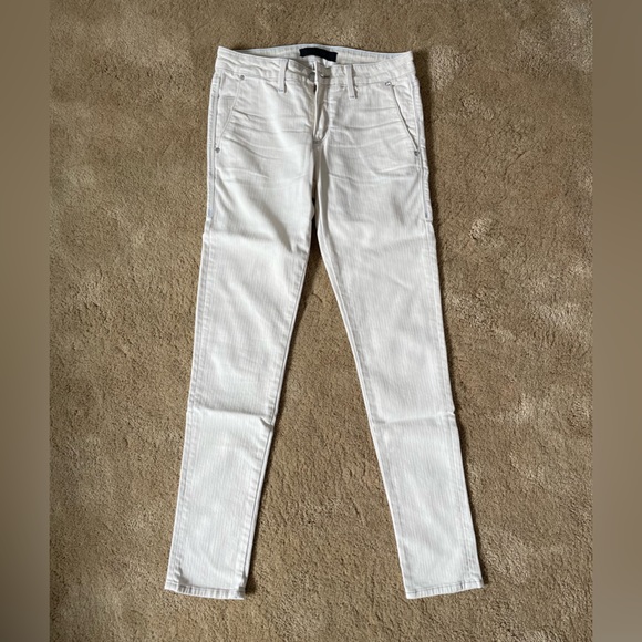 ✨VINTAGE Juicy Jean Couture Cream Relaxed Skinny - Picture 2 of 8